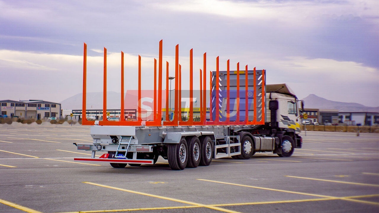 STU 1 UNIT STOCKS - 3 SAF AXLE TIMBER TRAILER - Holzauflieger: das Bild 2 STU 1 UNIT STOCKS - 3 SAF AXLE TIMBER TRAILER - Holzauflieger: das Bild 2