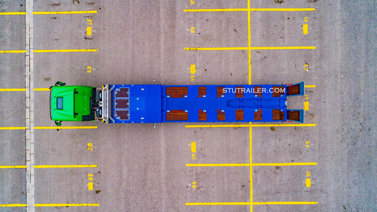 STU 5 Axle Hydraulic Steering Extendable Low Laoder - Tieflader Auflieger: das Bild 3 STU 5 Axle Hydraulic Steering Extendable Low Laoder - Tieflader Auflieger: das Bild 3