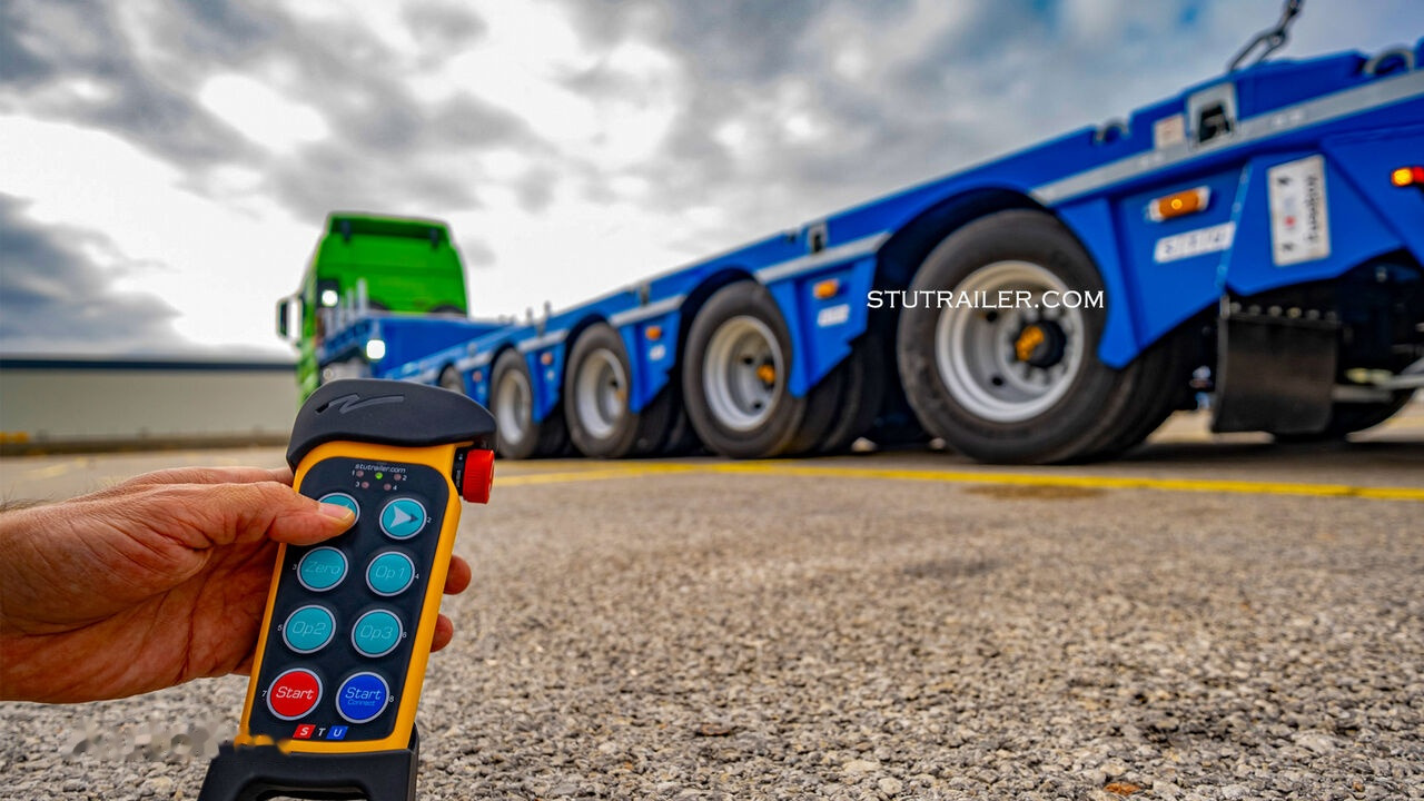 STU 5 Axle Hydraulic Steering Extendable Low Laoder - Tieflader Auflieger: das Bild 2 STU 5 Axle Hydraulic Steering Extendable Low Laoder - Tieflader Auflieger: das Bild 2