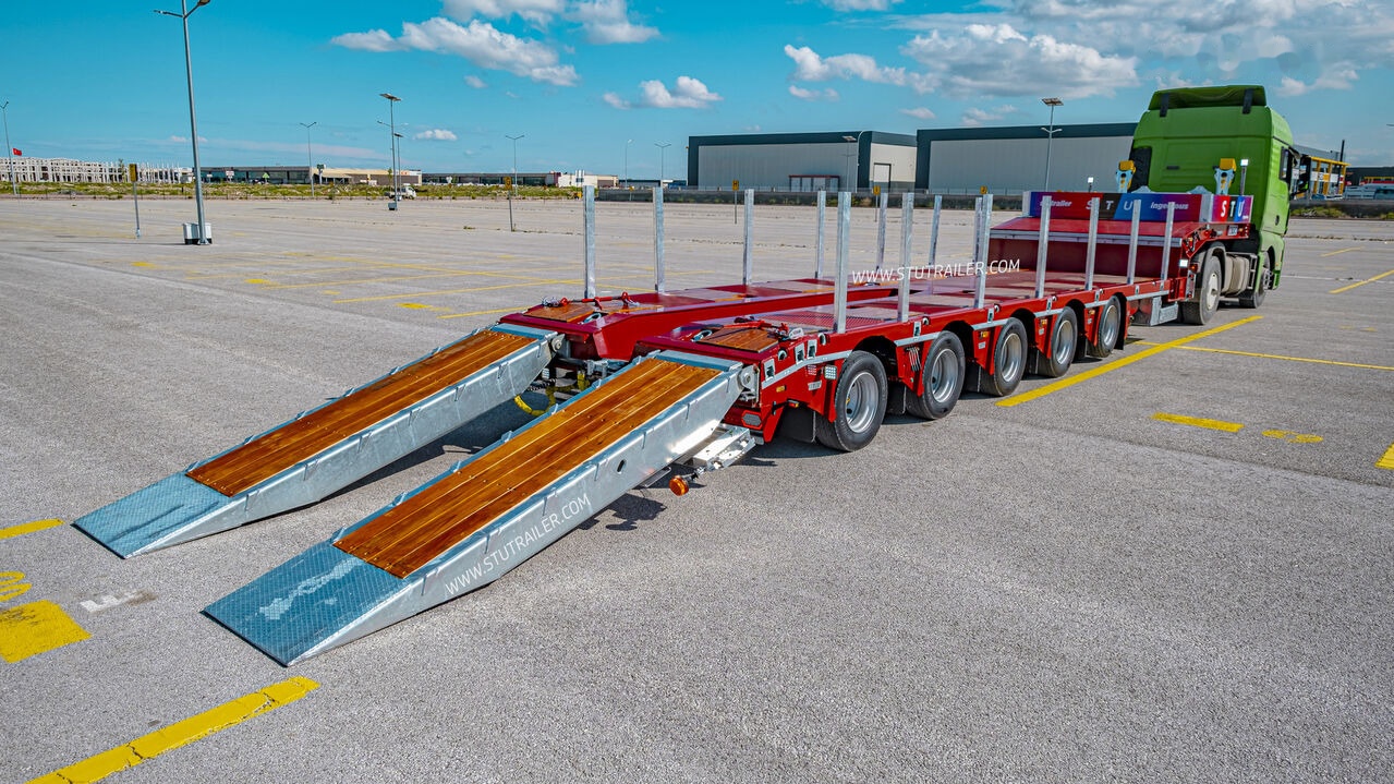 STU 5 Axle Lowbed / Extendable - Tieflader Auflieger: das Bild 4 STU 5 Axle Lowbed / Extendable - Tieflader Auflieger: das Bild 4