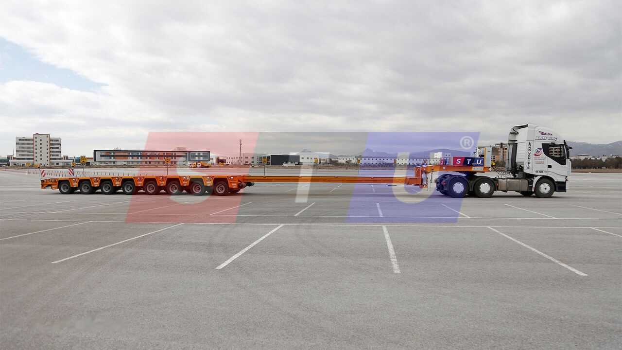 STU 8 AXLE LOWBED- HYDRAULIC STEERING AXLES / 8 ESSİEUX SURBAISSES-E – Leasing STU 8 AXLE LOWBED- HYDRAULIC STEERING AXLES / 8 ESSİEUX SURBAISSES-E: das Bild 8