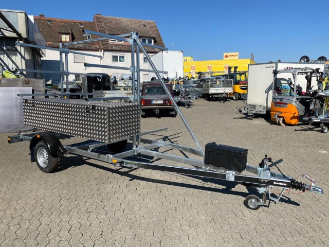 Brenderup Brenderup 161000B CX Kanu / Kajak Anhänger, 1,0 to, 4,8 m - Bootstrailer: das Bild 1 Brenderup Brenderup 161000B CX Kanu / Kajak Anhänger, 1,0 to, 4,8 m - Bootstrailer: das Bild 1