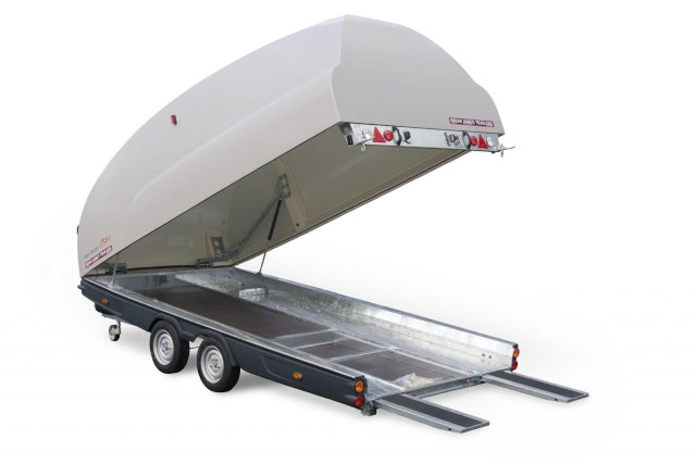 Brian James Race Shuttle 2, 300-1011, 4300 x 1950 mm, 2,6 to. - Autotransporter Anhänger: das Bild 1 Brian James Race Shuttle 2, 300-1011, 4300 x 1950 mm, 2,6 to. - Autotransporter Anhänger: das Bild 1