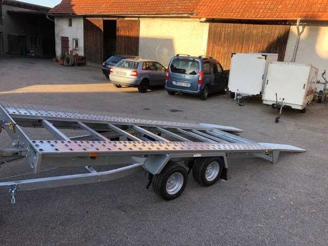 Humbaur Autotransportanhänger FTK 274020, 4000 x 2000 x 50 mm, 2,7 to. - Autotransporter Anhänger: das Bild 3 Humbaur Autotransportanhänger FTK 274020, 4000 x 2000 x 50 mm, 2,7 to. - Autotransporter Anhänger: das Bild 3