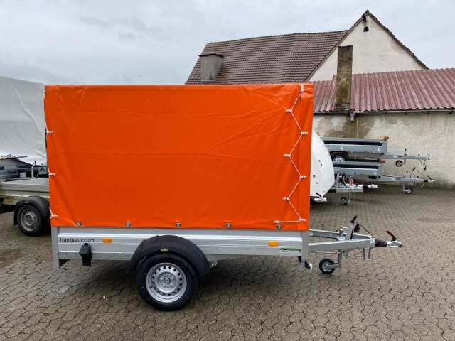 Humbaur HA 132513 mit KV, Hochplane 160 cm, 100 km/h 1300 kg, 2510 x 1310 x 350mm - PKW Anhänger: das Bild 3 Humbaur HA 132513 mit KV, Hochplane 160 cm, 100 km/h 1300 kg, 2510 x 1310 x 350mm - PKW Anhänger: das Bild 3