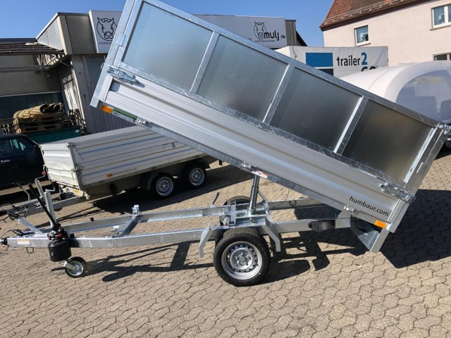Humbaur HUK 182715 Heckkipper Blechaufsatz 1,8 t. 2680 x 1500 x 300mm - Kipper Anhänger: das Bild 4 Humbaur HUK 182715 Heckkipper Blechaufsatz 1,8 t. 2680 x 1500 x 300mm - Kipper Anhänger: das Bild 4
