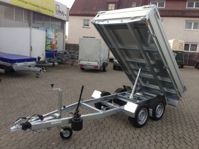 Humbaur HUK 272715 Heckkipper 2,7 t. 2680 x 1500 x 300mm - Kipper Anhänger: das Bild 1 Humbaur HUK 272715 Heckkipper 2,7 t. 2680 x 1500 x 300mm - Kipper Anhänger: das Bild 1