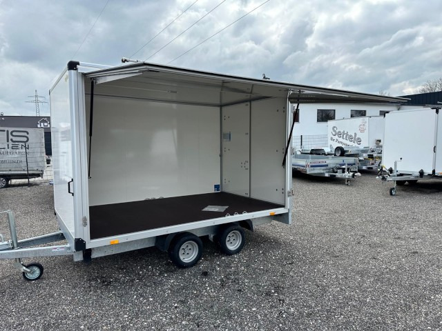 Humbaur Koffer HKN 25 32 21-20 PF30, 2,5 to. Verkaufsklappe 3185x2030x1885 mm - Koffer Anhänger: das Bild 1 Humbaur Koffer HKN 25 32 21-20 PF30, 2,5 to. Verkaufsklappe 3185x2030x1885 mm - Koffer Anhänger: das Bild 1