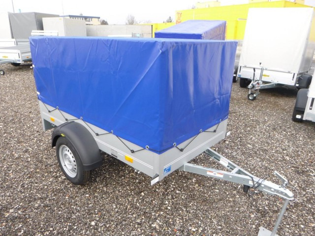 Humbaur Startrailer H 752010 mit Hochplane 750 kg 2050x1095x300mm - PKW Anhänger: das Bild 1 Humbaur Startrailer H 752010 mit Hochplane 750 kg 2050x1095x300mm - PKW Anhänger: das Bild 1