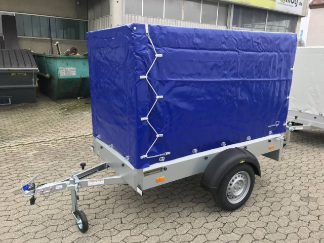 Humbaur Steely mit Hochplane 140 cm, 750 kg 2050x1095x300mm - PKW Anhänger: das Bild 1 Humbaur Steely mit Hochplane 140 cm, 750 kg 2050x1095x300mm - PKW Anhänger: das Bild 1