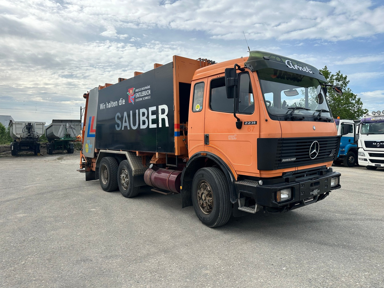 MERCEDES-BENZ SK 2231 6x2 - Müllwagen: das Bild 2 MERCEDES-BENZ SK 2231 6x2 - Müllwagen: das Bild 2