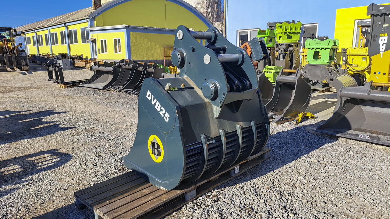 Screening bucket DVB25 1200 mm UNI80 for 18-22 ton excavators - Sortierschaufel für Bagger: das Bild 2 Screening bucket DVB25 1200 mm UNI80 for 18-22 ton excavators - Sortierschaufel für Bagger: das Bild 2