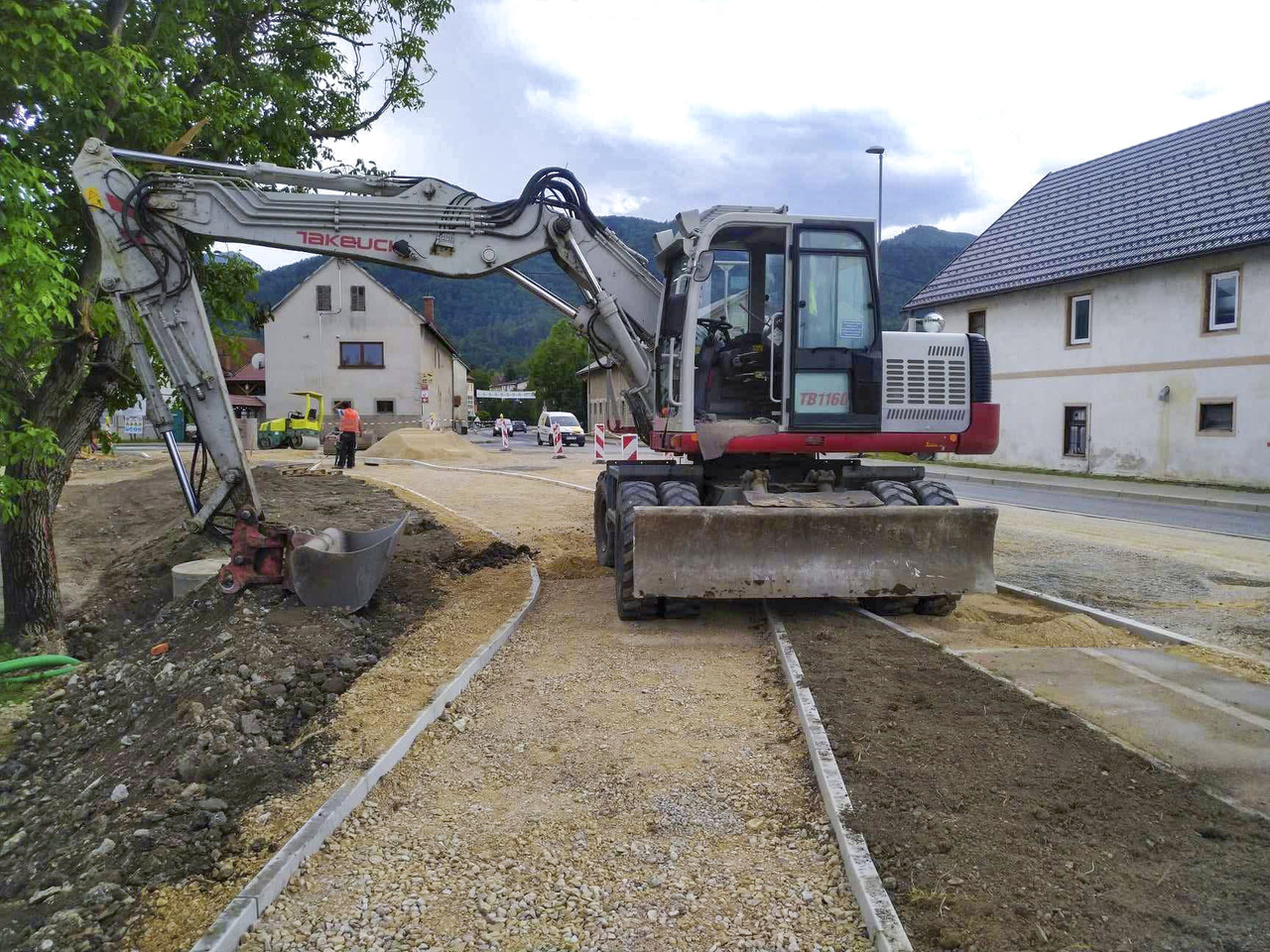 TAKEUCHI TB1160W - Mobilbagger: das Bild 1 TAKEUCHI TB1160W - Mobilbagger: das Bild 1