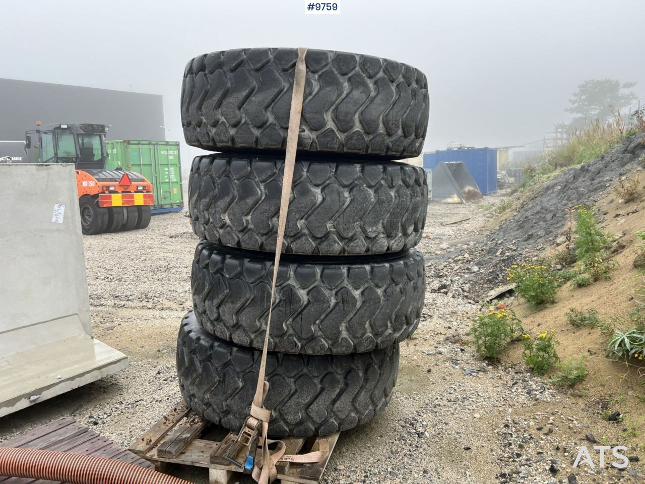 4x 20.5R25 tires on rims - Komplettrad für Baumaschine: das Bild 3 4x 20.5R25 tires on rims - Komplettrad für Baumaschine: das Bild 3