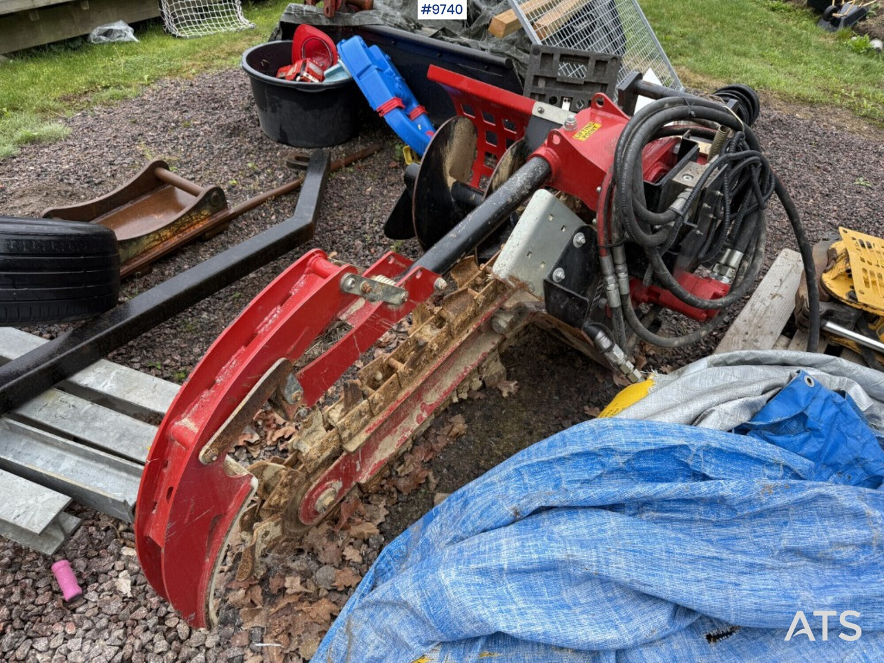 Chain excavator Auger Torque XHD 900 S45 - Anbauteil für Bagger: das Bild 4 Chain excavator Auger Torque XHD 900 S45 - Anbauteil für Bagger: das Bild 4