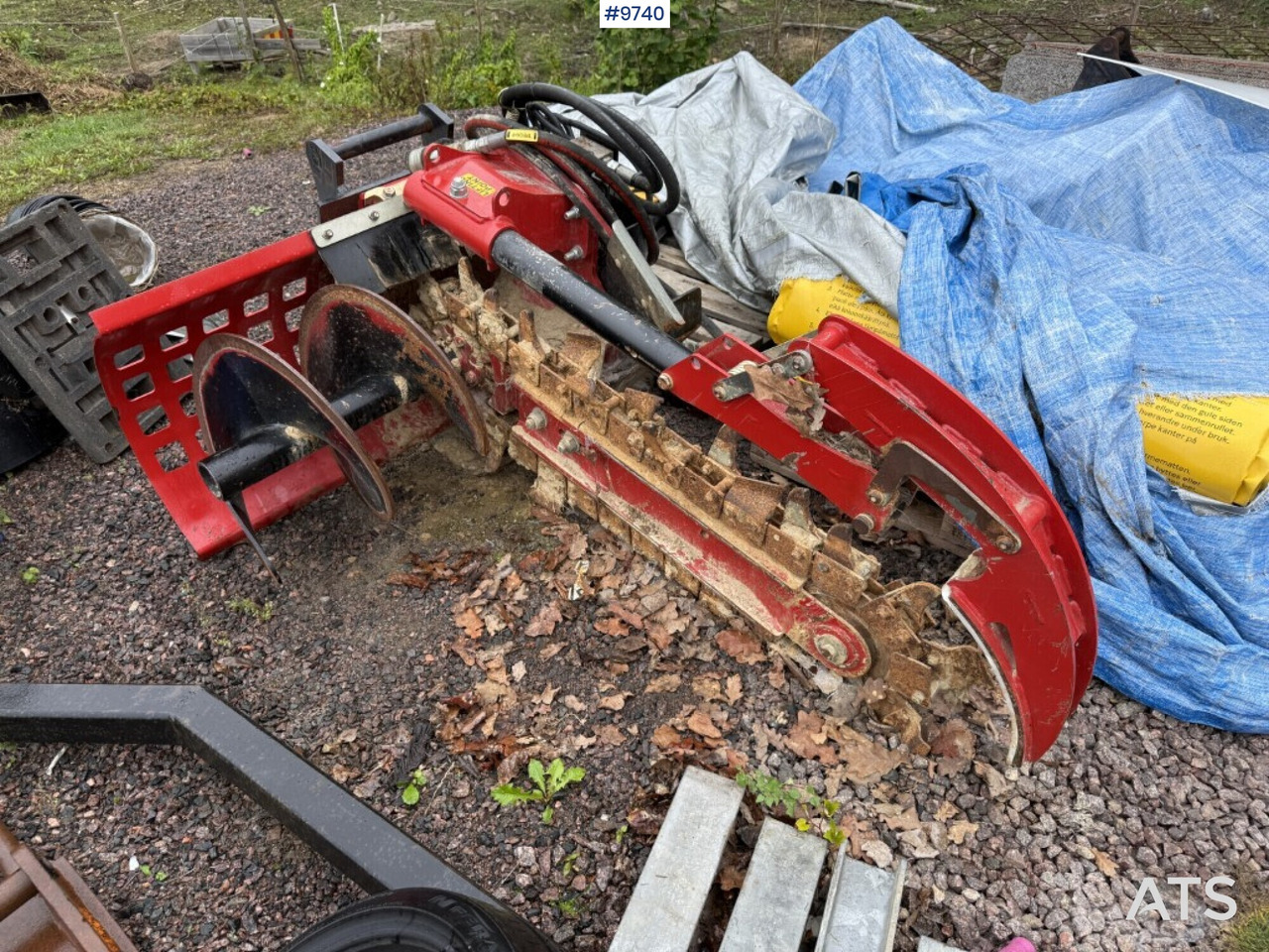 Chain excavator Auger Torque XHD 900 S45 - Anbauteil für Bagger: das Bild 1 Chain excavator Auger Torque XHD 900 S45 - Anbauteil für Bagger: das Bild 1