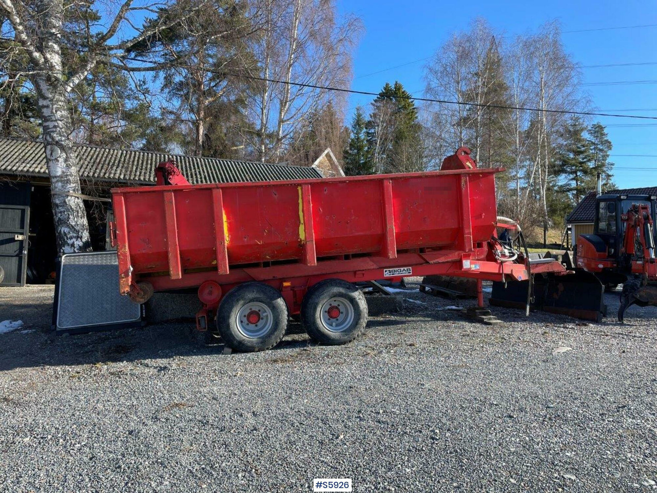 Bigab 7-10 hook truck trailer with flat - Abrollanhänger/ Absetzanhänger: das Bild 4 Bigab 7-10 hook truck trailer with flat - Abrollanhänger/ Absetzanhänger: das Bild 4