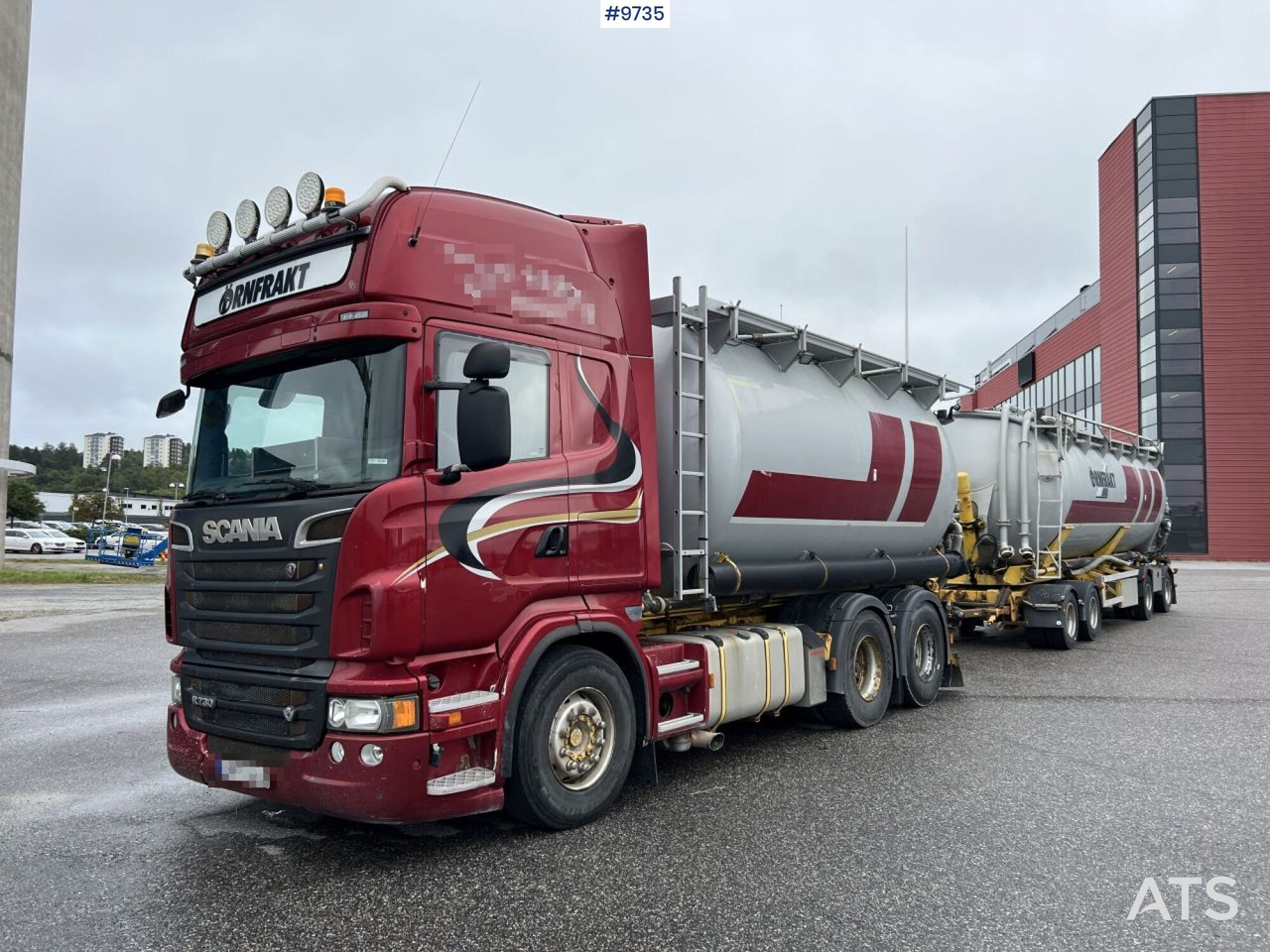 Bulk transport vehicle, Scania R730 with SITE AL-41-TPIK-4AK trailer - Tankwagen: das Bild 2 Bulk transport vehicle, Scania R730 with SITE AL-41-TPIK-4AK trailer - Tankwagen: das Bild 2