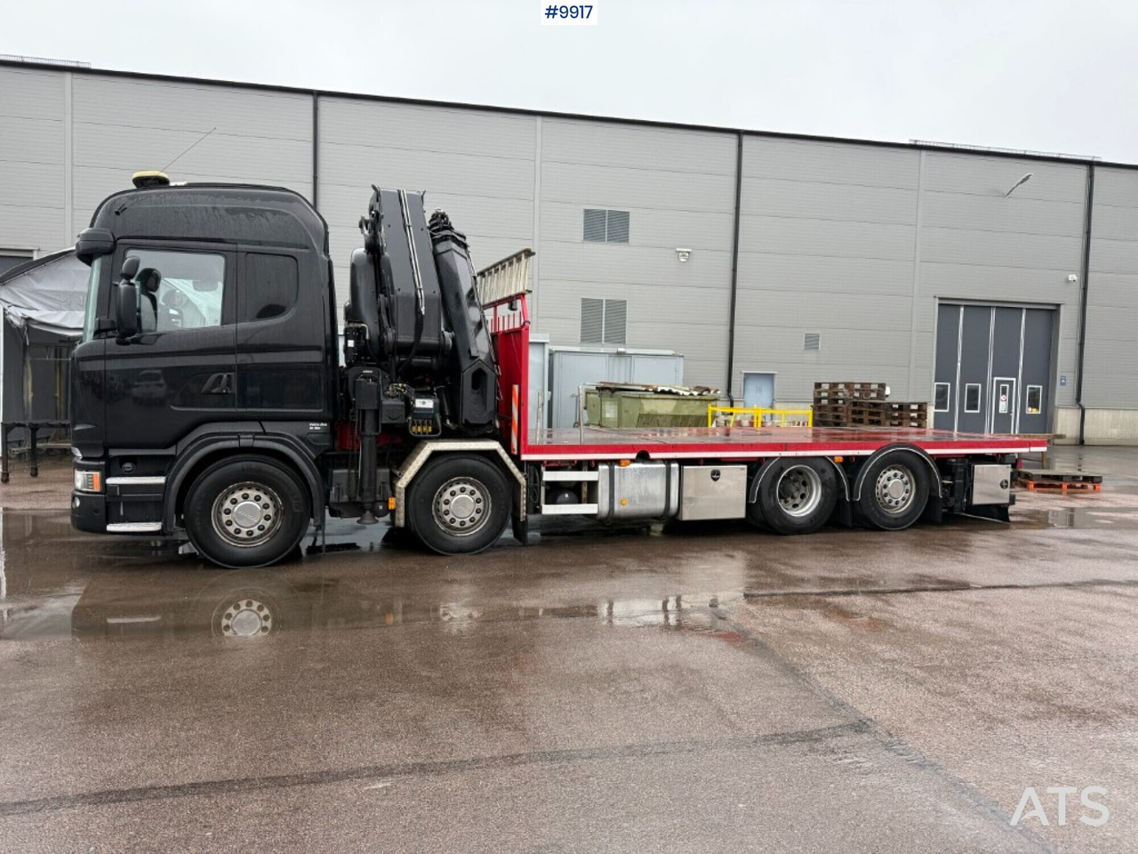 Crane truck/Flatbed truck Scania R520 8X2*6 HIAB XS 855E-8 HIPRO - Pritsche LKW, Autokran: das Bild 2 Crane truck/Flatbed truck Scania R520 8X2*6 HIAB XS 855E-8 HIPRO - Pritsche LKW, Autokran: das Bild 2