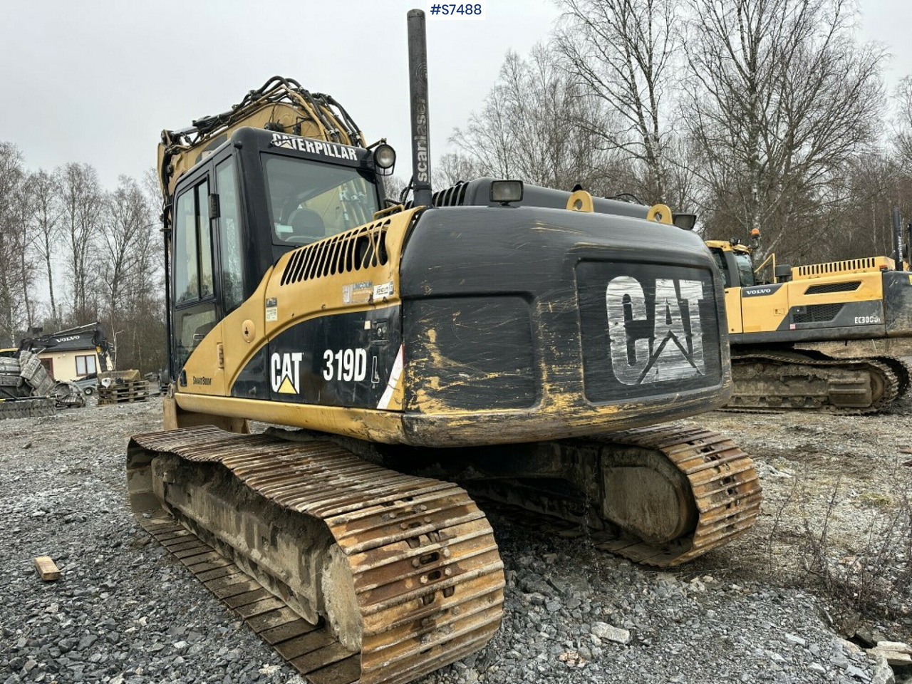 Excavator CAT 319D with rotor, digging system and gear - Kettenbagger: das Bild 3 Excavator CAT 319D with rotor, digging system and gear - Kettenbagger: das Bild 3