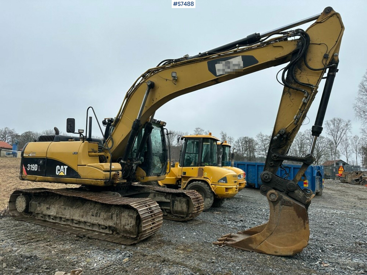 Excavator CAT 319D with rotor, digging system and gear - Kettenbagger: das Bild 2 Excavator CAT 319D with rotor, digging system and gear - Kettenbagger: das Bild 2