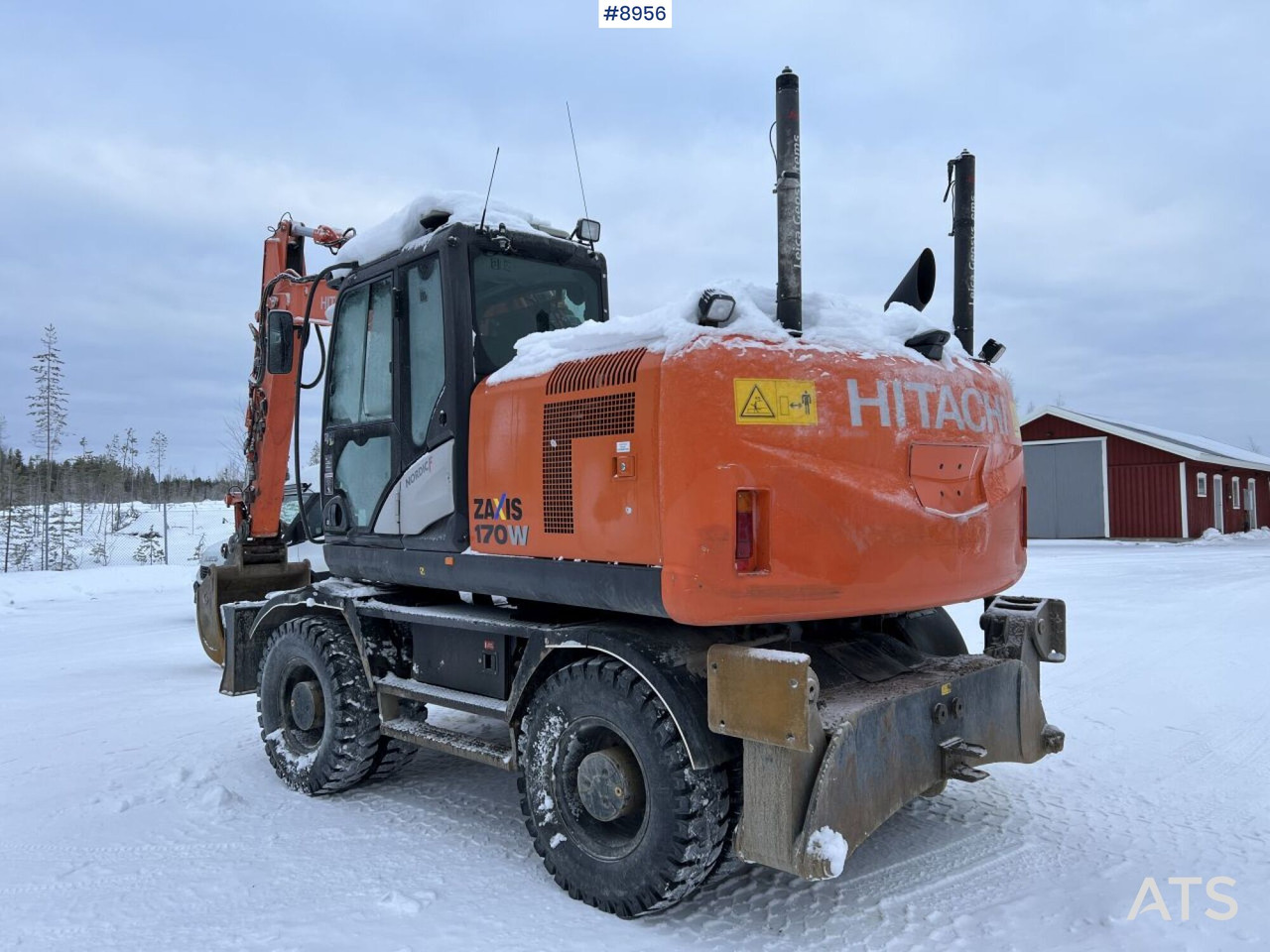 Hitachi ZX 170 W Wheeled excavator with tipper wagon and attachments - Mobilbagger: das Bild 4 Hitachi ZX 170 W Wheeled excavator with tipper wagon and attachments - Mobilbagger: das Bild 4