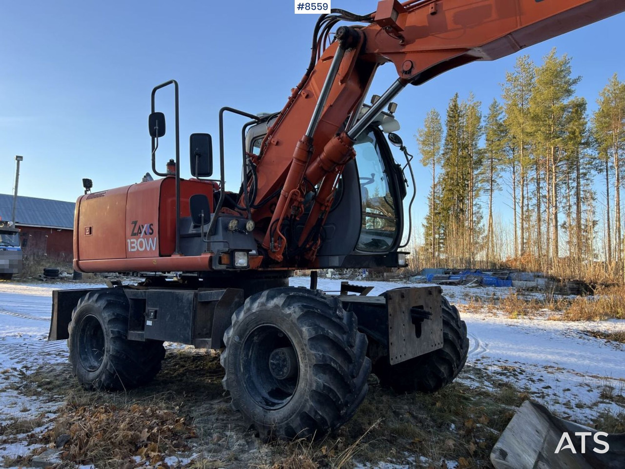 Hitachi ZX130W Wheeled excavator - Mobilbagger: das Bild 4 Hitachi ZX130W Wheeled excavator - Mobilbagger: das Bild 4