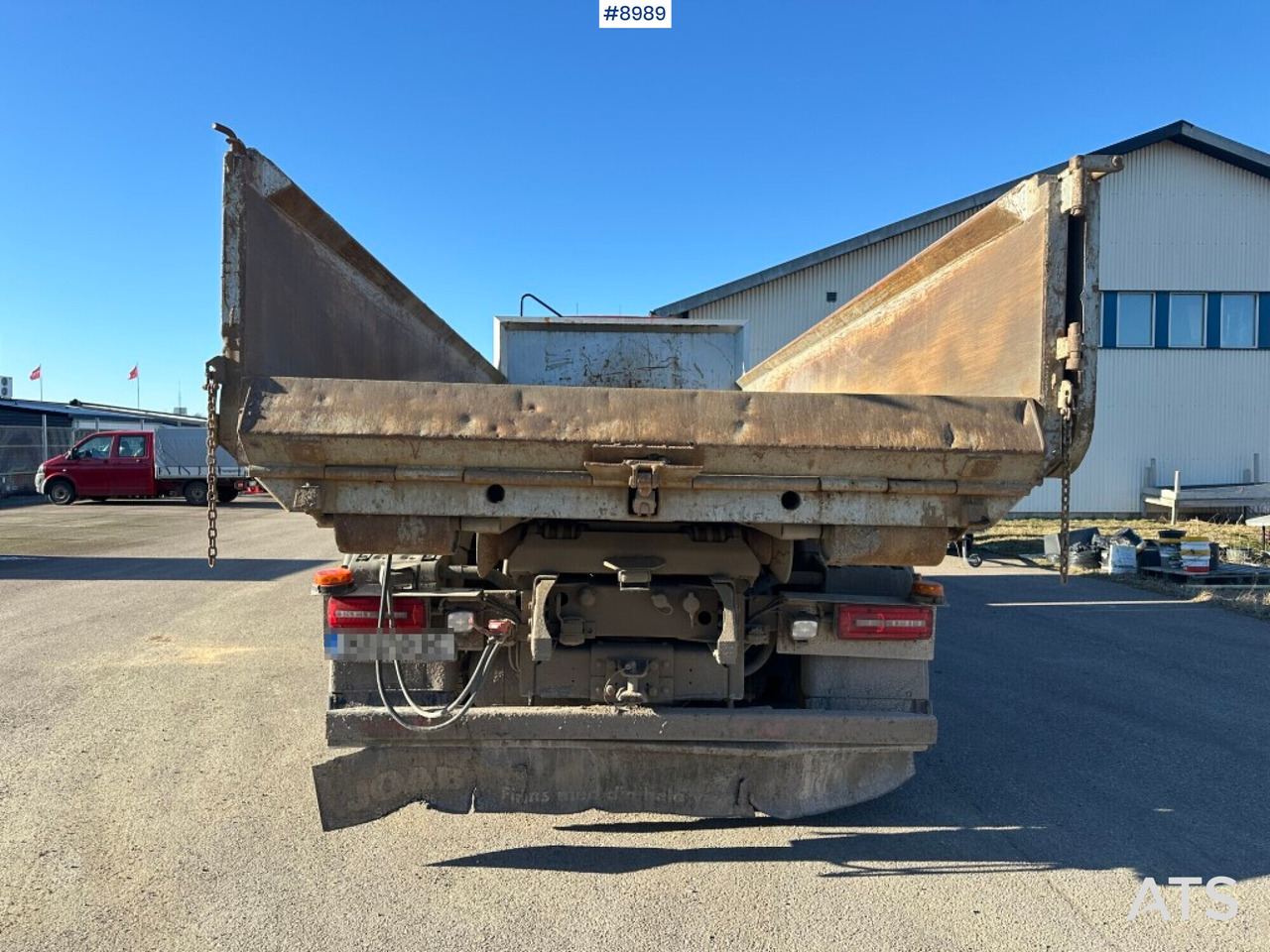 Hook lift MAN TGS 28.430 X2-4 BL with bed - SEE VIDEO - Abrollkipper: das Bild 3 Hook lift MAN TGS 28.430 X2-4 BL with bed - SEE VIDEO - Abrollkipper: das Bild 3