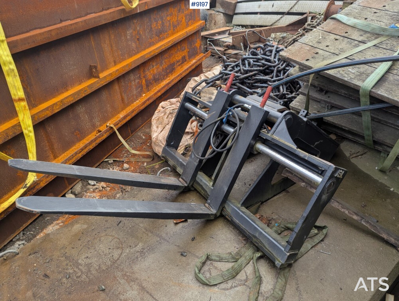 Hydraulic Pallet Forks for excavator - Baugeräte: das Bild 1 Hydraulic Pallet Forks for excavator - Baugeräte: das Bild 1