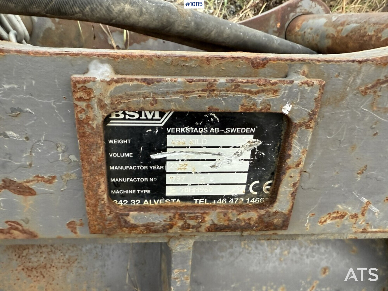 Hydraulikhammer Hydraulic hammer SMC S40/S70: das Bild 9 Hydraulikhammer Hydraulic hammer SMC S40/S70: das Bild 9