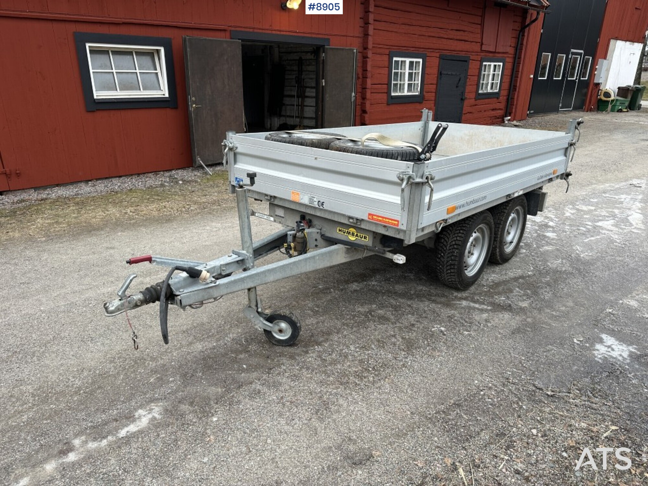 Hydraulic tipping trailer, Humbaur Garant 2500 - Kipper Anhänger: das Bild 1 Hydraulic tipping trailer, Humbaur Garant 2500 - Kipper Anhänger: das Bild 1