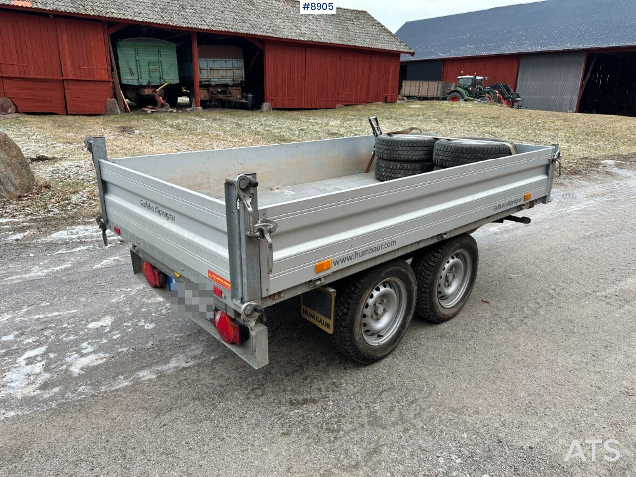 Hydraulic tipping trailer, Humbaur Garant 2500 - Kipper Anhänger: das Bild 5 Hydraulic tipping trailer, Humbaur Garant 2500 - Kipper Anhänger: das Bild 5