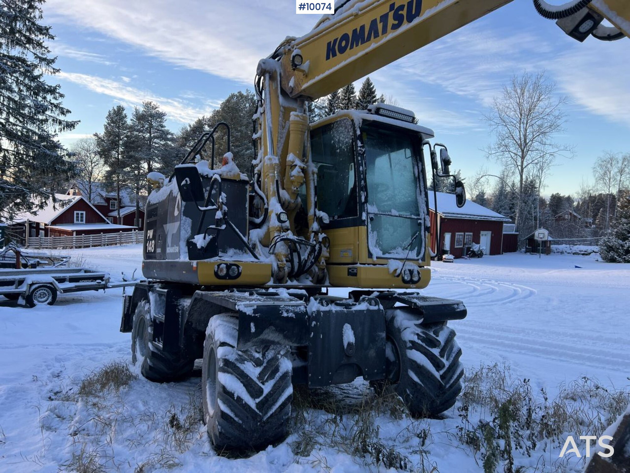 Komatsu PW148 Wheeled excavator with rotor and buckets - Mobilbagger: das Bild 4 Komatsu PW148 Wheeled excavator with rotor and buckets - Mobilbagger: das Bild 4