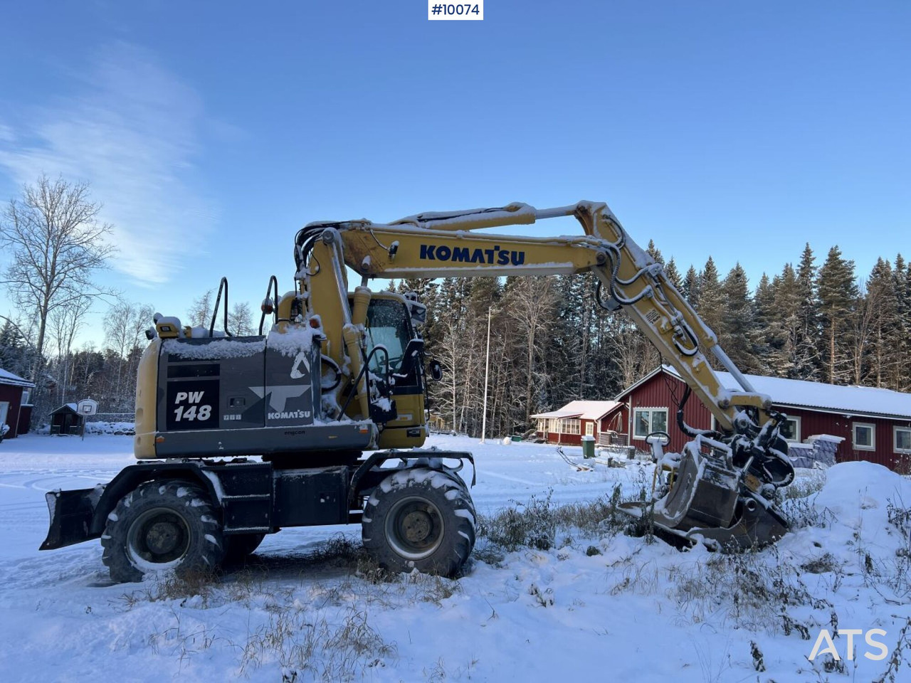 Komatsu PW148 Wheeled excavator with rotor and buckets - Mobilbagger: das Bild 2 Komatsu PW148 Wheeled excavator with rotor and buckets - Mobilbagger: das Bild 2