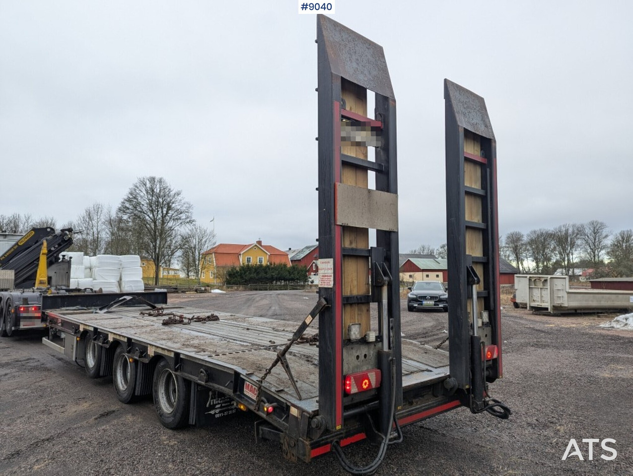 Machine trailer MCCALULEY (See Video) - Tieflader Anhänger: das Bild 3 Machine trailer MCCALULEY (See Video) - Tieflader Anhänger: das Bild 3