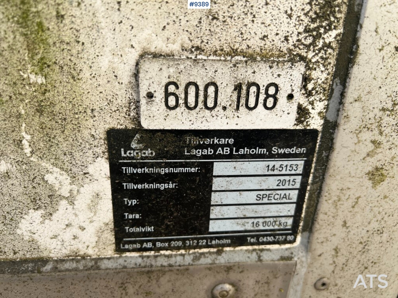 Kühlkofferaufbau Refrigerated trailer box - Lagab - 6ton: das Bild 6
