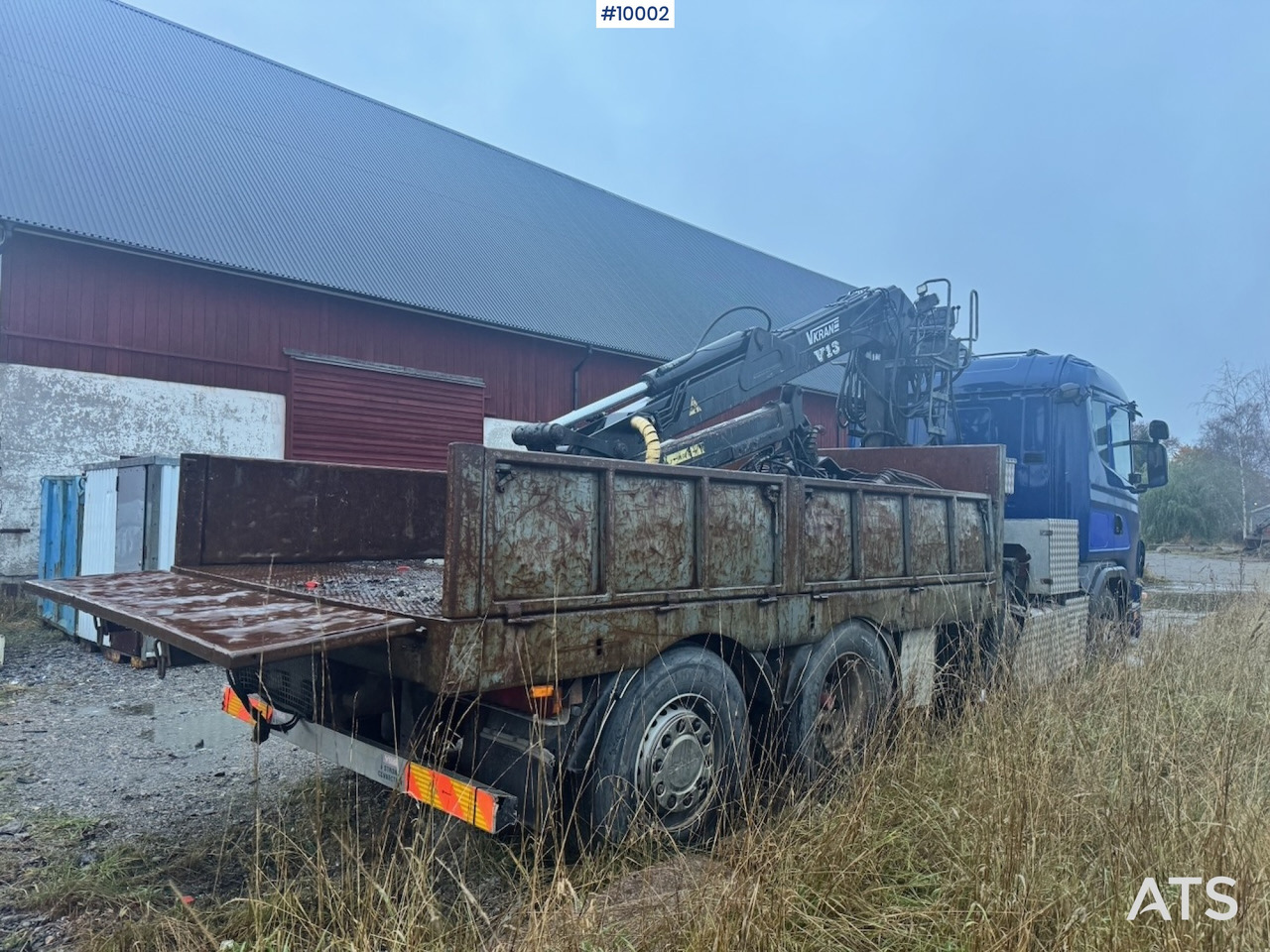 Scania R124 6x2 Flatbed truck with timber crane - Pritsche LKW, Autokran: das Bild 4 Scania R124 6x2 Flatbed truck with timber crane - Pritsche LKW, Autokran: das Bild 4