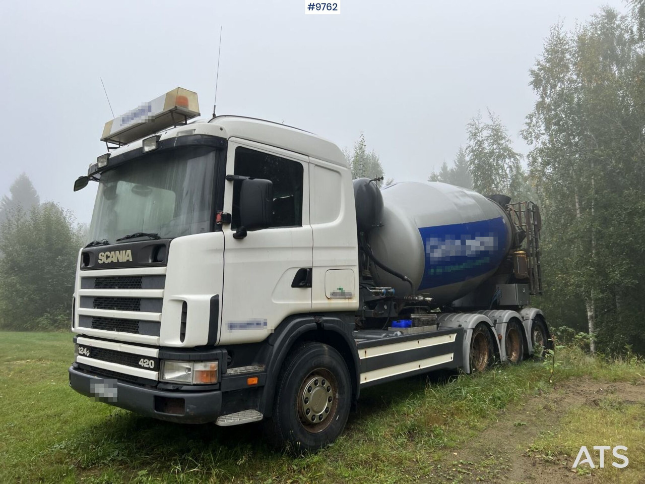 Scania R124 Tridem Concrete Truck - Fahrmischer: das Bild 1 Scania R124 Tridem Concrete Truck - Fahrmischer: das Bild 1
