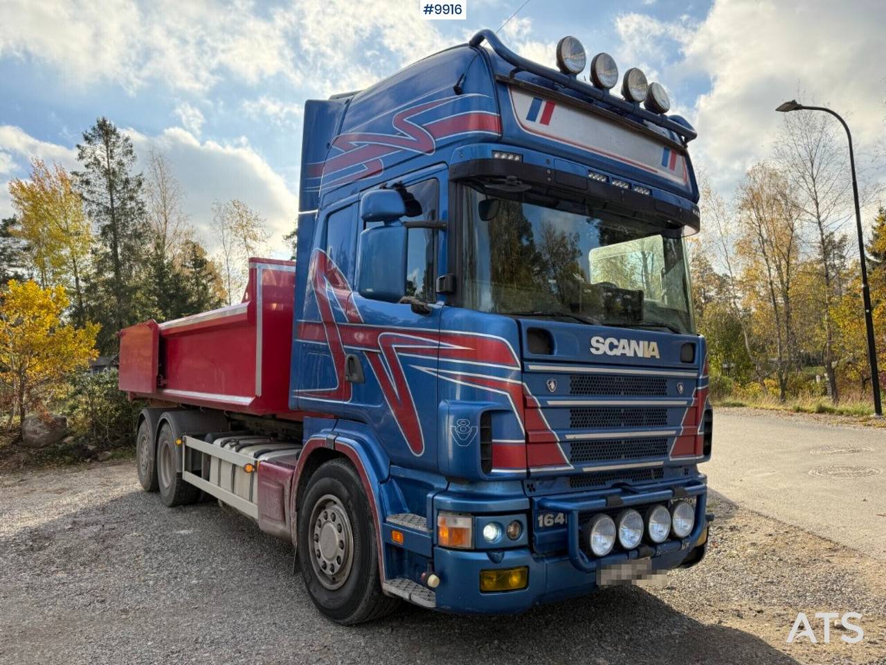 Scania R164 580 6X2 truck with flatbed - Pritsche LKW: das Bild 2 Scania R164 580 6X2 truck with flatbed - Pritsche LKW: das Bild 2