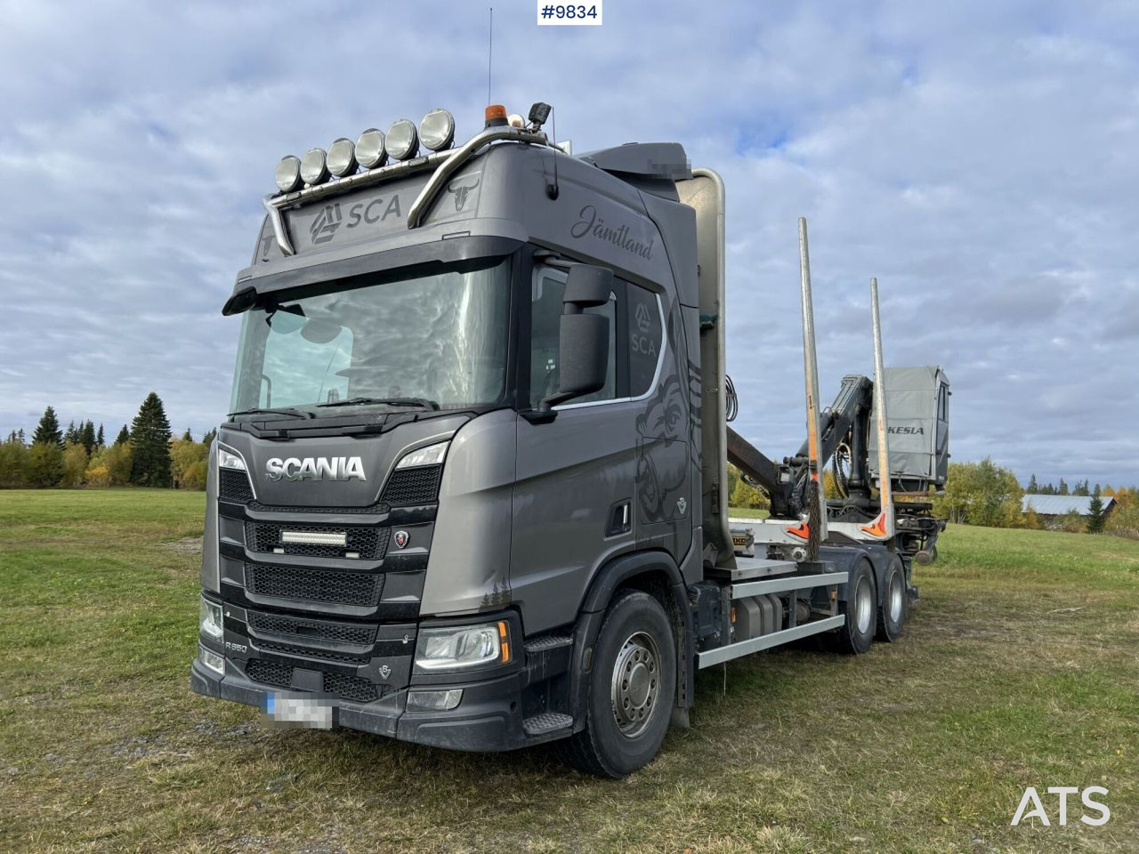 Scania R650 Timber truck with Kesla crane - Holztransporter, Autokran: das Bild 2 Scania R650 Timber truck with Kesla crane - Holztransporter, Autokran: das Bild 2