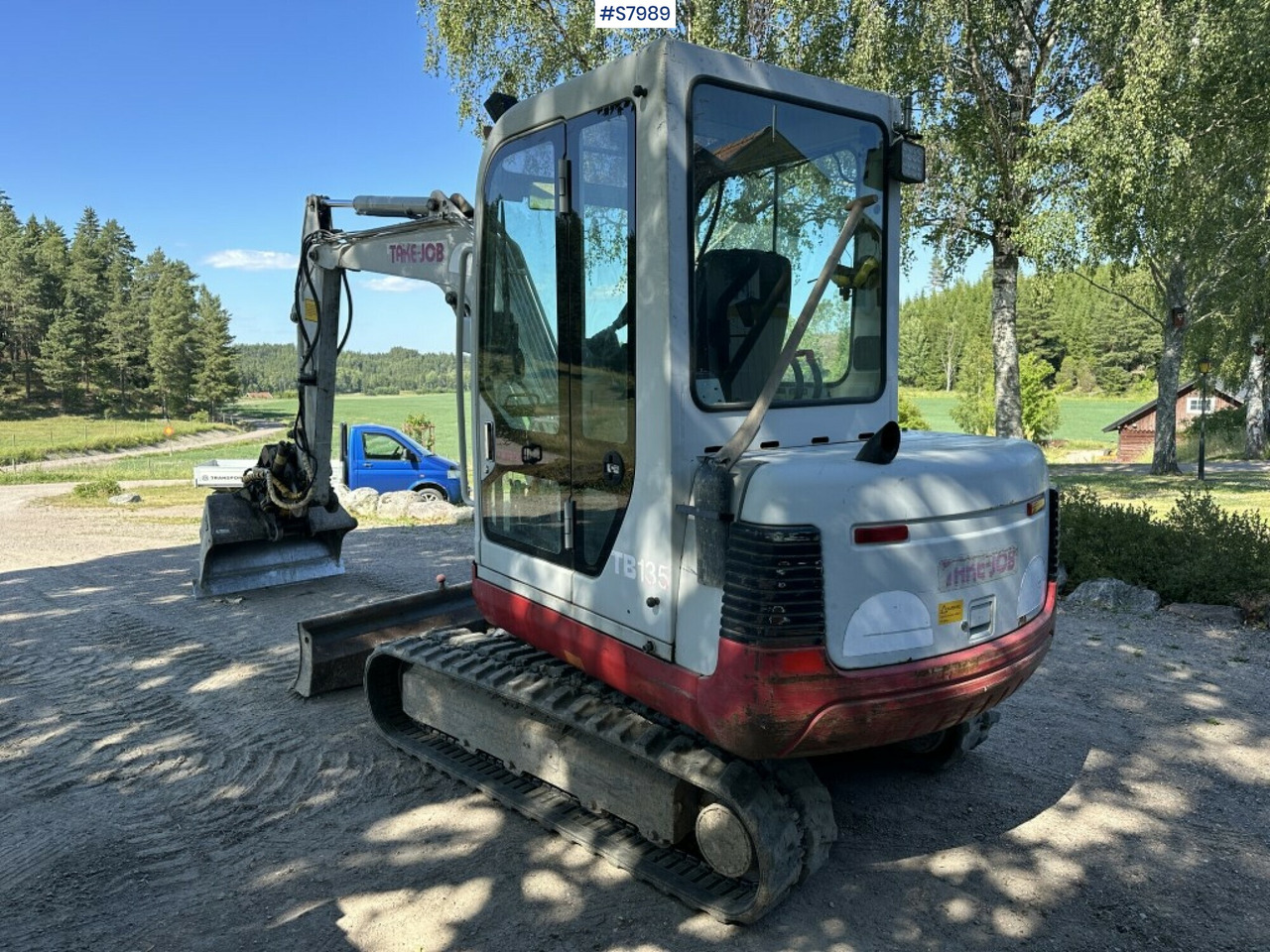 Take Job TB135 Mini excavator with Engcon tiltrotator and gears, See video - Bagger: das Bild 2 Take Job TB135 Mini excavator with Engcon tiltrotator and gears, See video - Bagger: das Bild 2