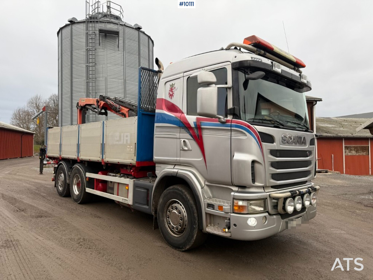 Tipper and crane truck Scania G400 with Palfinger PK 18002-EH rear-mounted crane - Pritsche LKW, Autokran: das Bild 5 Tipper and crane truck Scania G400 with Palfinger PK 18002-EH rear-mounted crane - Pritsche LKW, Autokran: das Bild 5