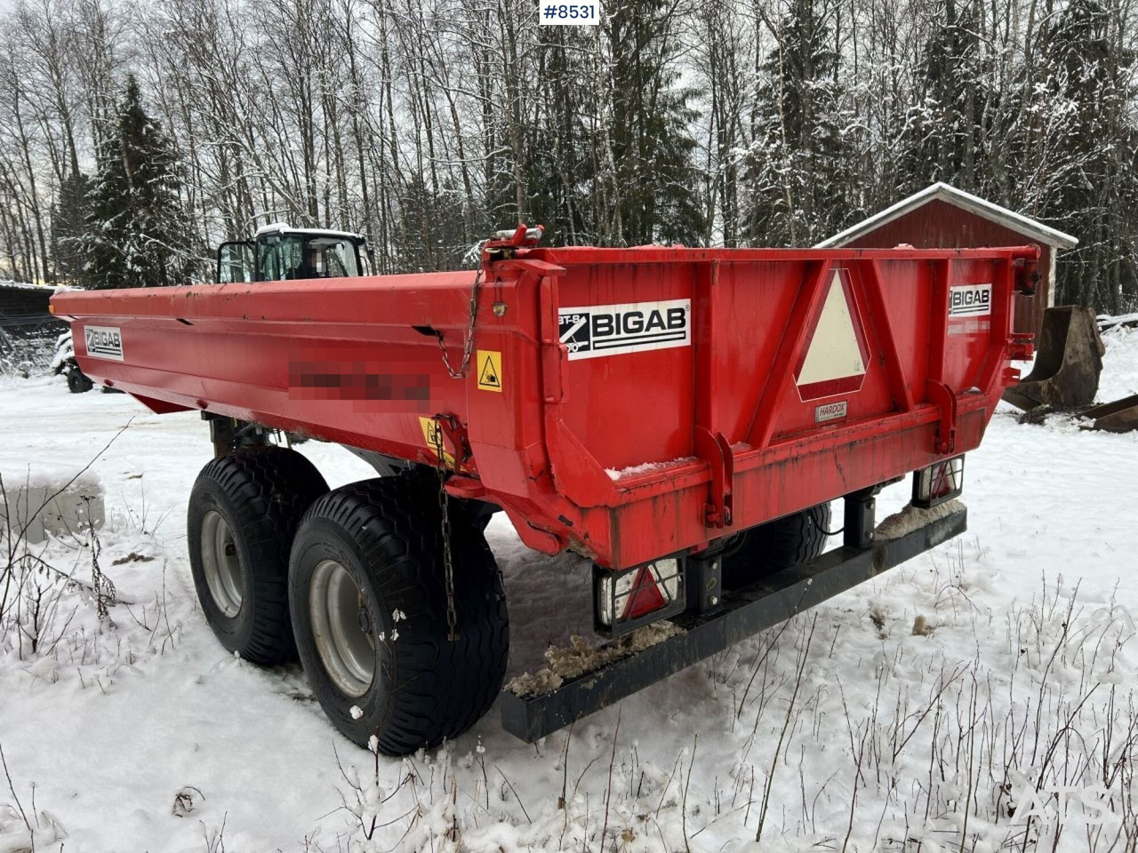 Tipper wagon BIGAB BT-8 - Kipper Anhänger: das Bild 4 Tipper wagon BIGAB BT-8 - Kipper Anhänger: das Bild 4