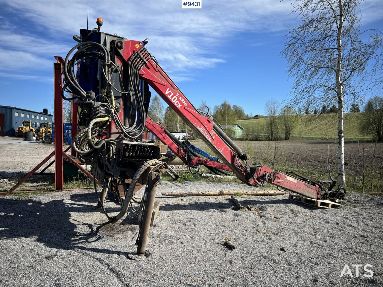 V-kran V10CX,96 - Timber crane, logging crane - Ladekran für LKW: das Bild 2 V-kran V10CX,96 - Timber crane, logging crane - Ladekran für LKW: das Bild 2