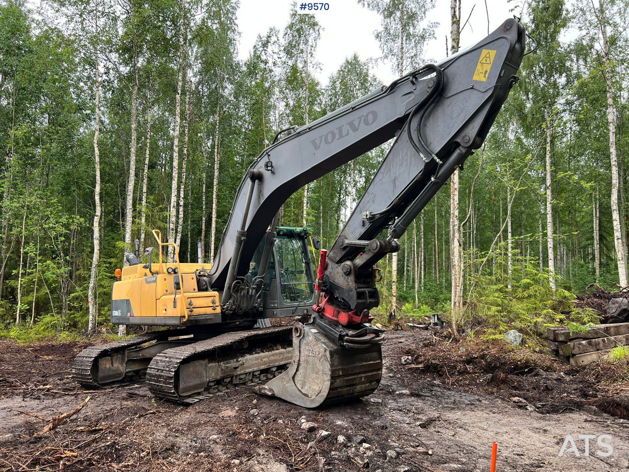 Volvo EC 250 DL grävsystem, rotor och planerskopa - Kettenbagger: das Bild 2 Volvo EC 250 DL grävsystem, rotor och planerskopa - Kettenbagger: das Bild 2