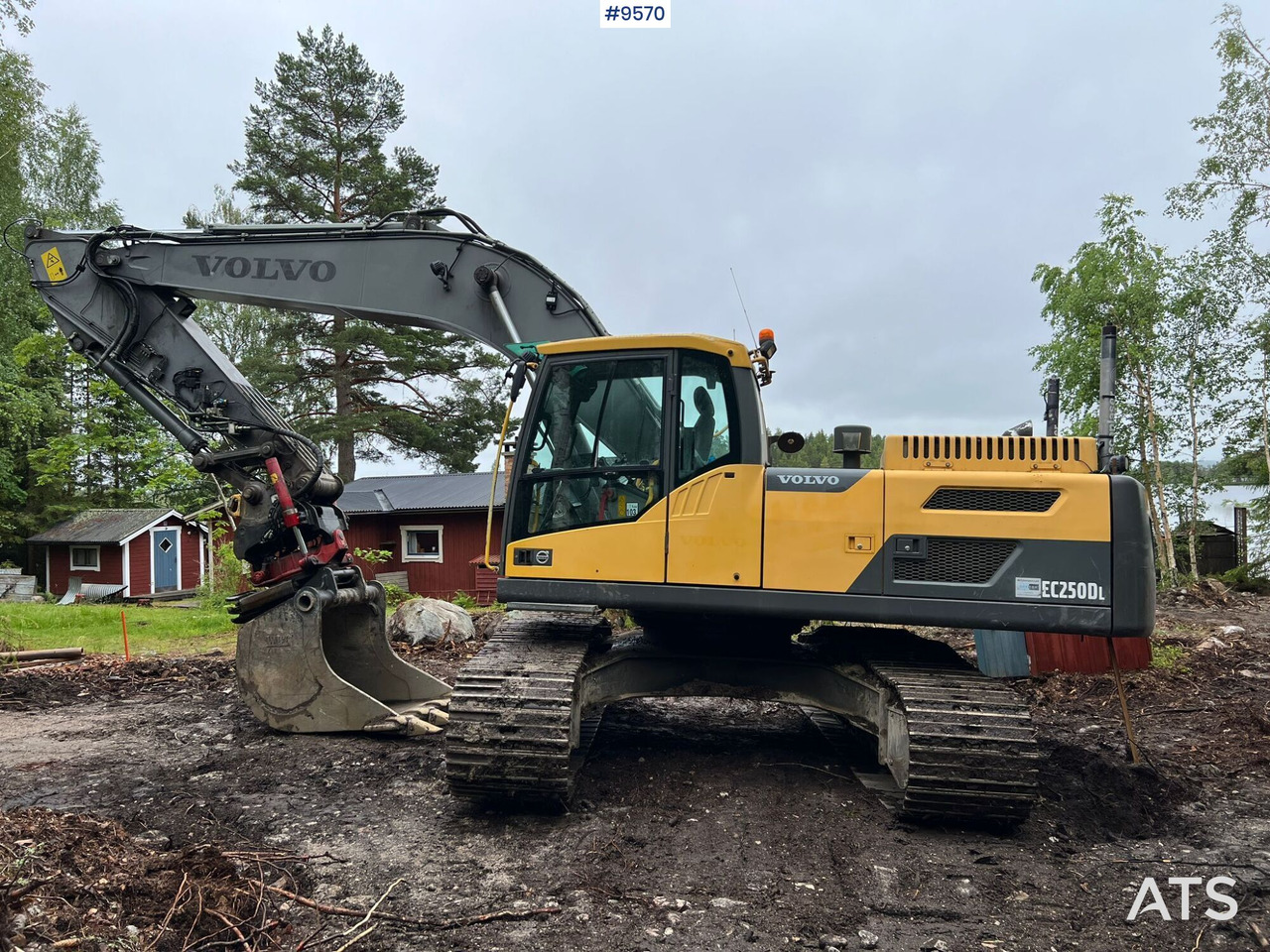 Volvo EC 250 DL grävsystem, rotor och planerskopa - Kettenbagger: das Bild 1 Volvo EC 250 DL grävsystem, rotor och planerskopa - Kettenbagger: das Bild 1
