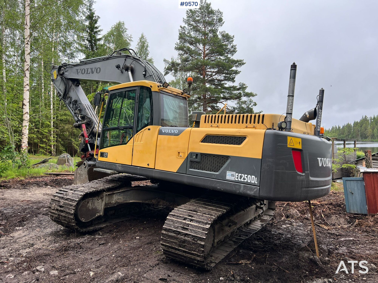 Volvo EC 250 DL grävsystem, rotor och planerskopa - Kettenbagger: das Bild 4 Volvo EC 250 DL grävsystem, rotor och planerskopa - Kettenbagger: das Bild 4