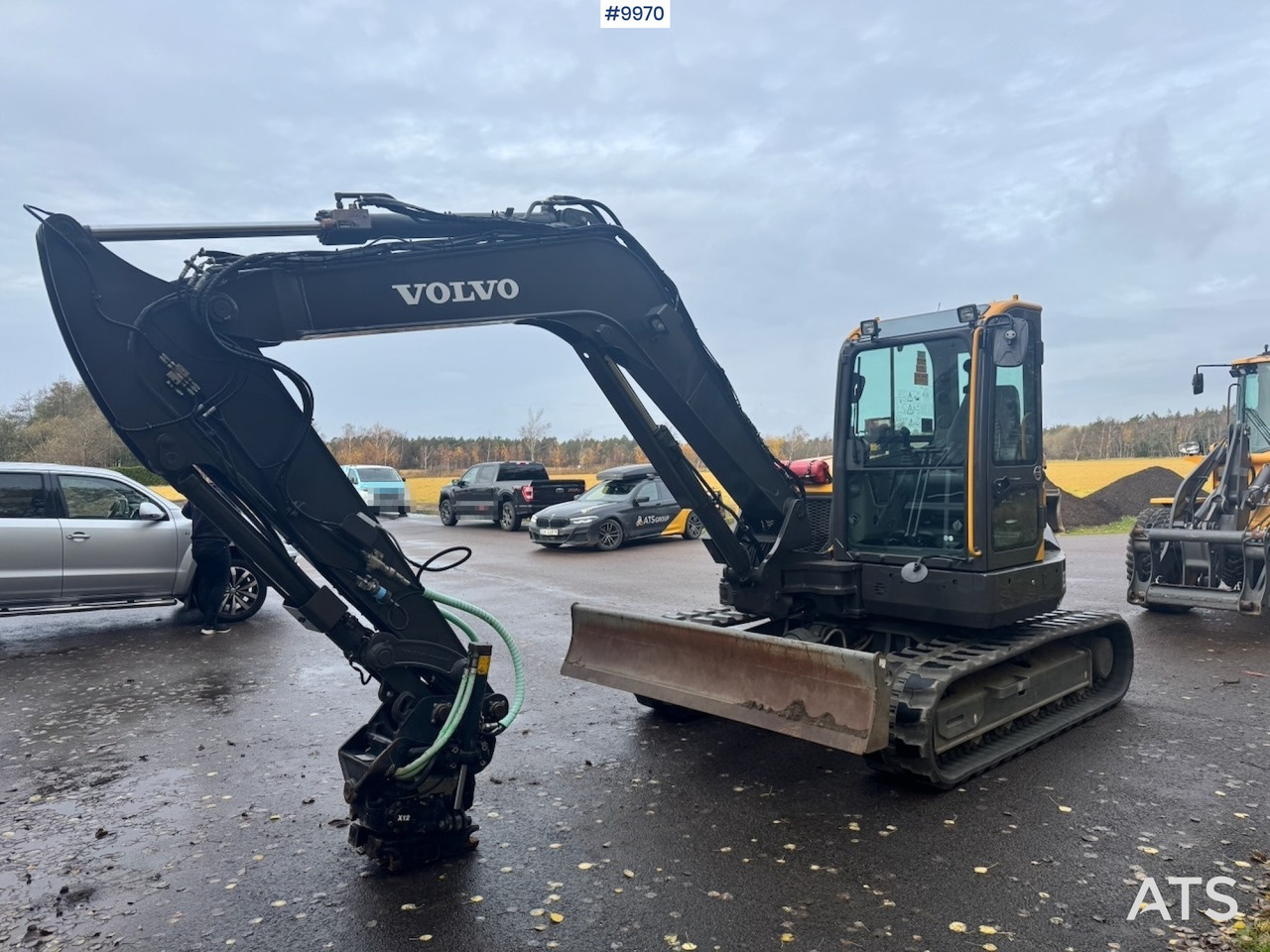 Volvo ECR88D crawler excavator with rotor tilt, 3 buckets, and ripper. 910 hours! - Kettenbagger: das Bild 2 Volvo ECR88D crawler excavator with rotor tilt, 3 buckets, and ripper. 910 hours! - Kettenbagger: das Bild 2