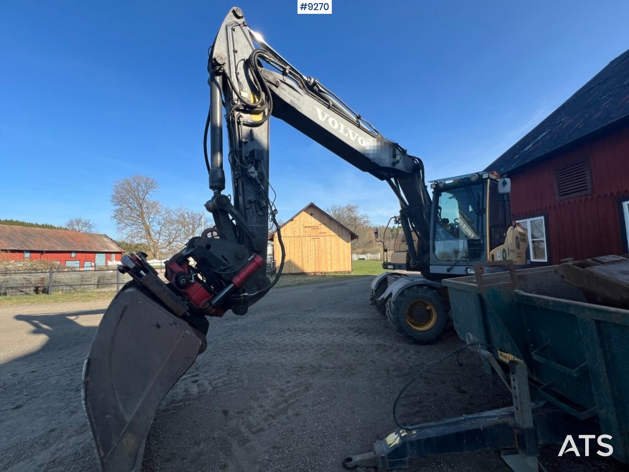 Volvo EW 160 C wheeled excavator (VIDEO) - Mobilbagger: das Bild 5 Volvo EW 160 C wheeled excavator (VIDEO) - Mobilbagger: das Bild 5