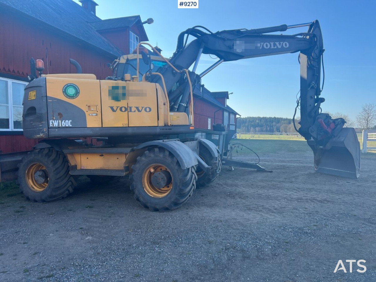 Volvo EW 160 C wheeled excavator (VIDEO) - Mobilbagger: das Bild 4 Volvo EW 160 C wheeled excavator (VIDEO) - Mobilbagger: das Bild 4